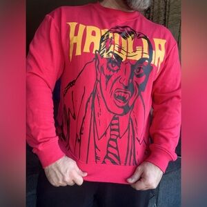 Haculla Pink Vampire sweatshirt sz M Pre owned great condition rare